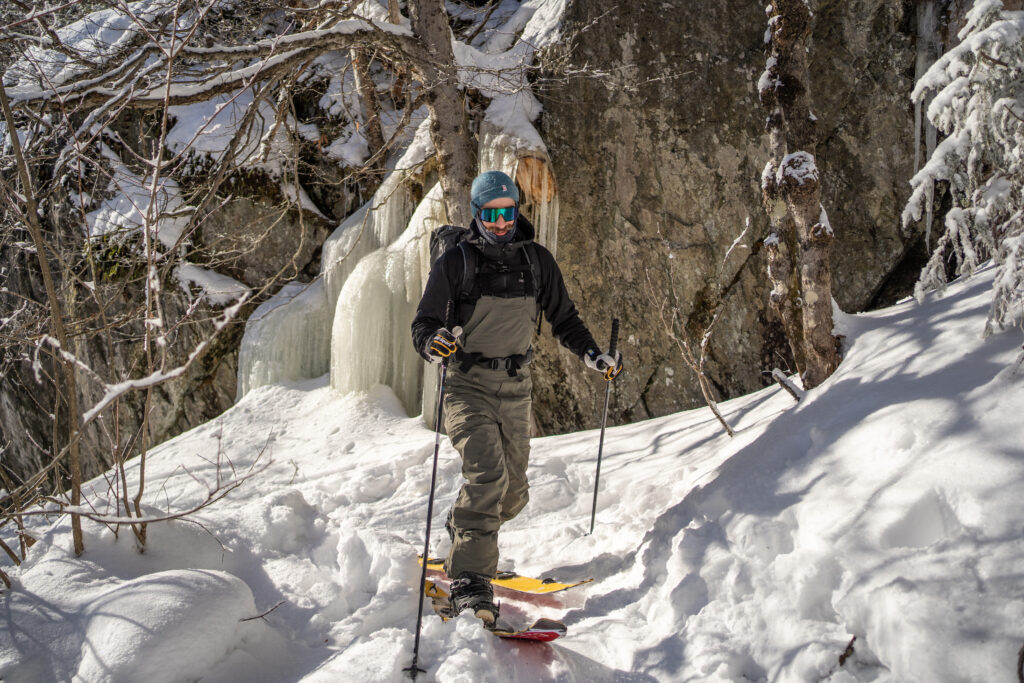 Reworking of alpine touring trails