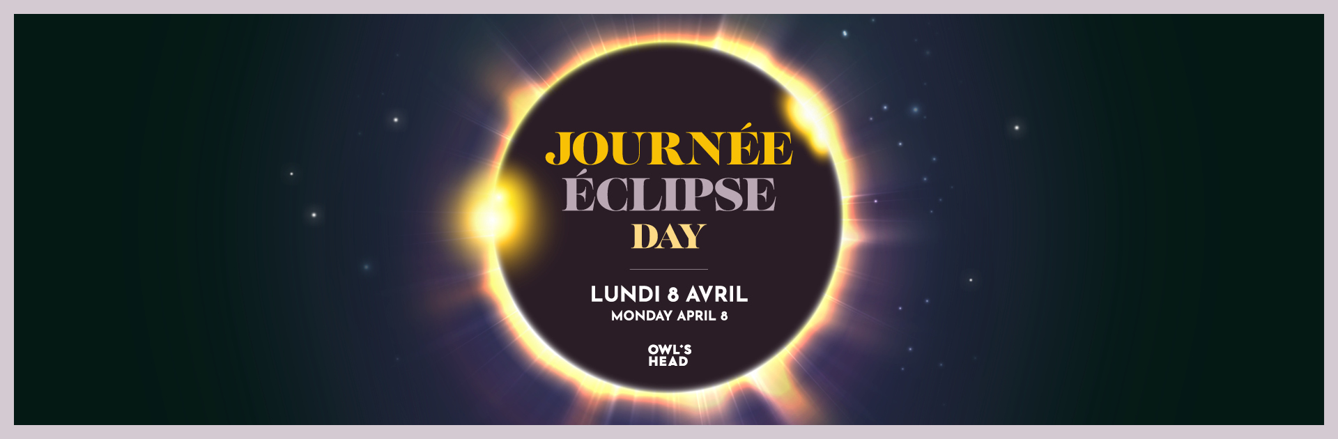 Journée Éclipse – COMPLET
