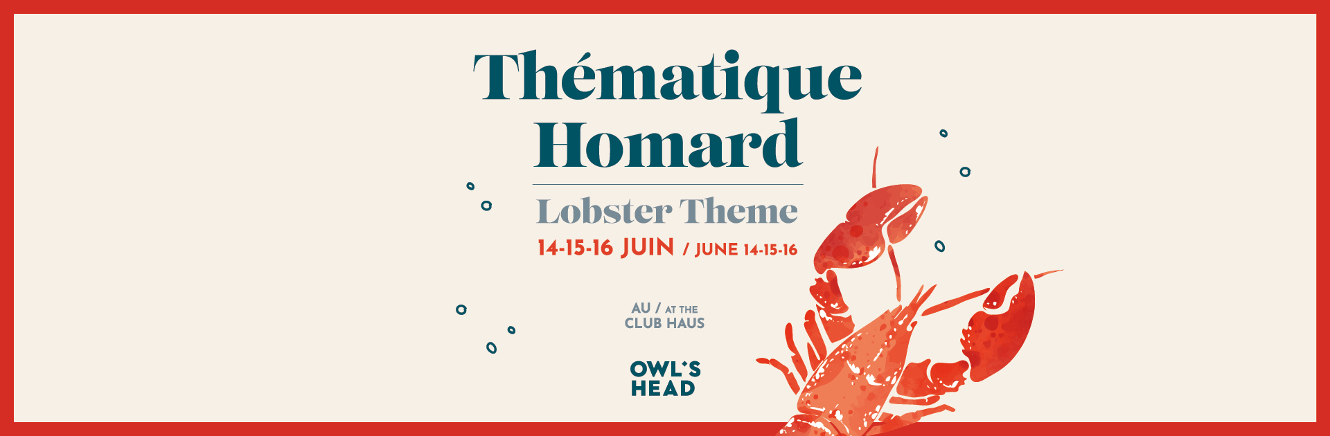 Thématique Homard