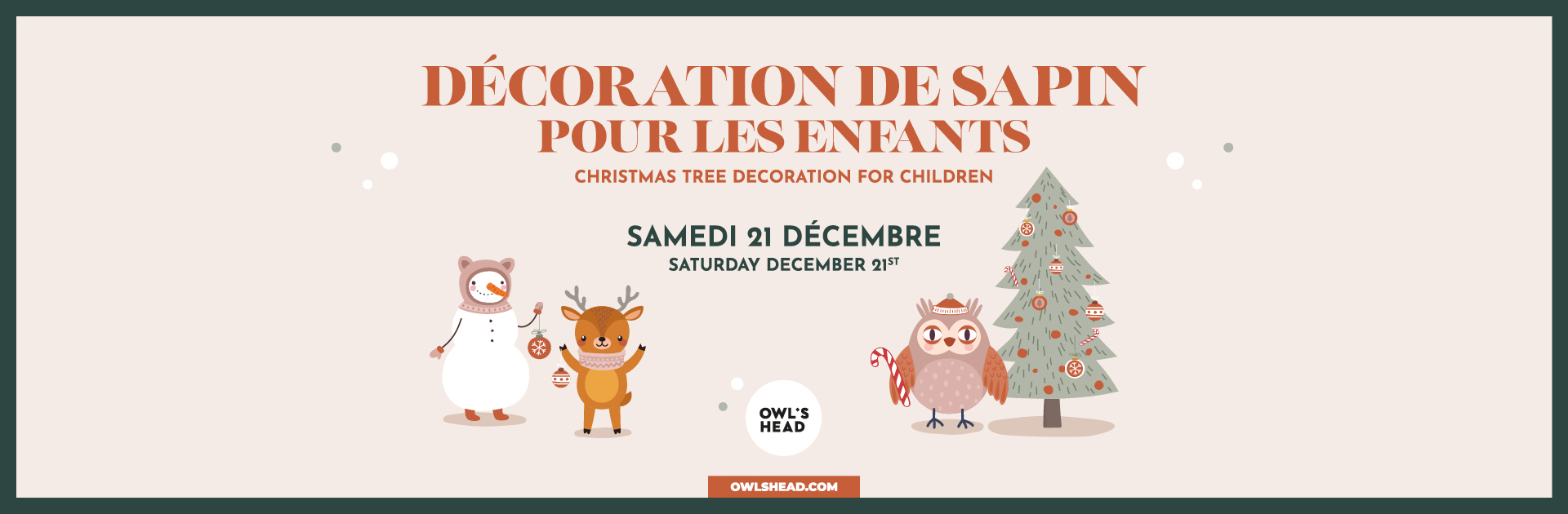 Décoration de sapin pour les enfants